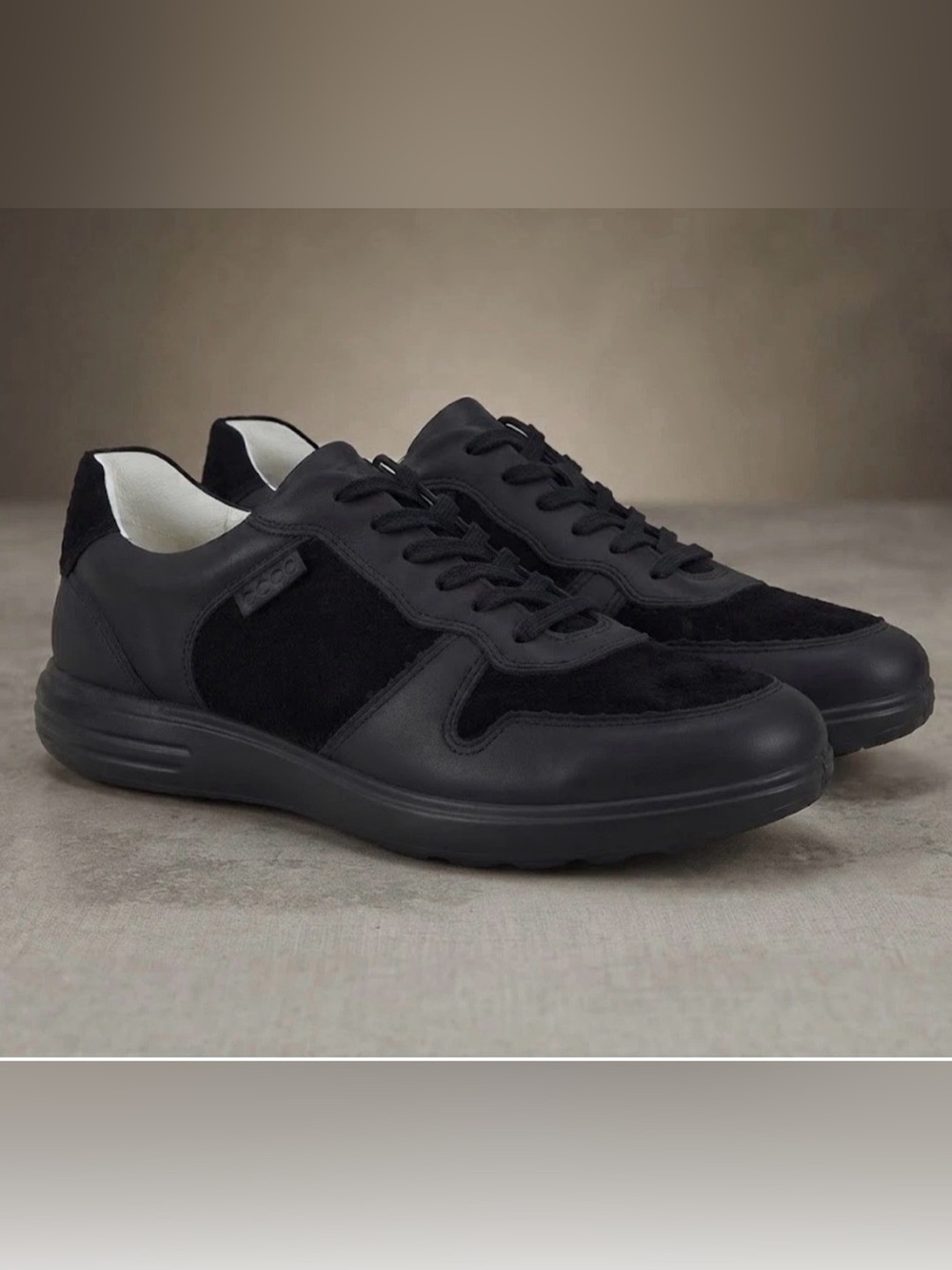 ECCO Move M Sneaker Men's Leather Black US 13 NEW
